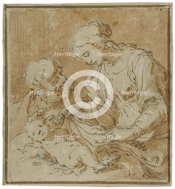 The Holy Family. Creator: Abraham Bloemaert.