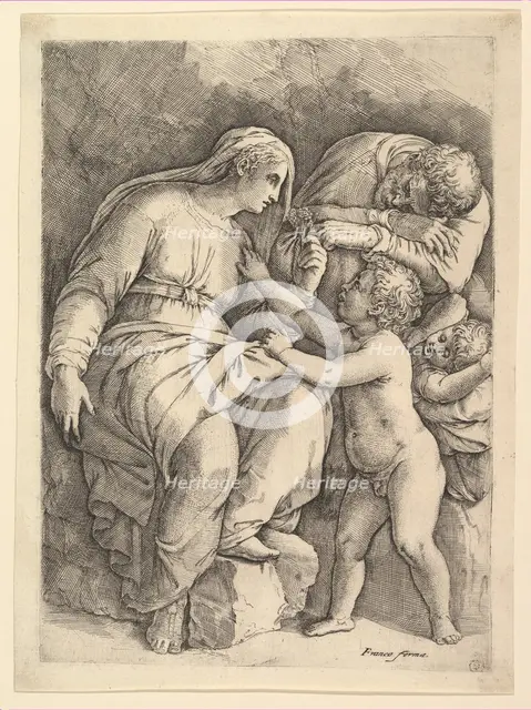 The Holy Family. Creator: Battista Franco Veneziano.