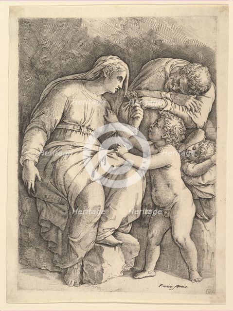 The Holy Family. Creator: Battista Franco Veneziano.