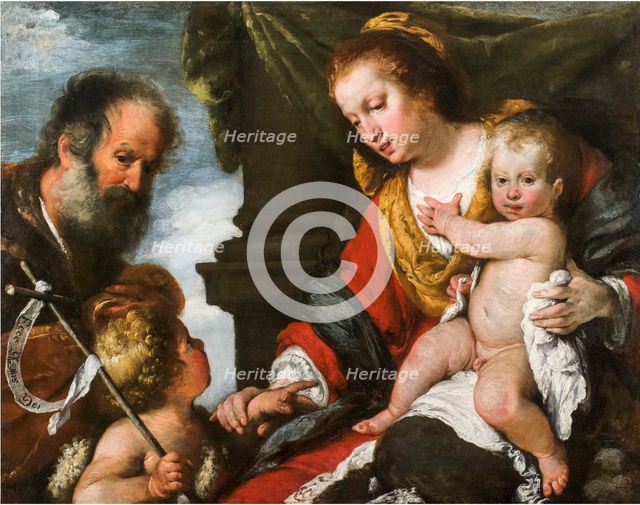 The Holy Family. Creator: Strozzi, Bernardo (1581-1644).