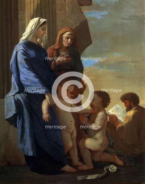 'The Holy Family', early 17th century. Artist: Nicolas Poussin