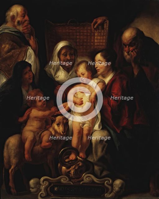 The Holy Family (Hermitage), 1650s-early 1660s. Creator: Jacob Jordaens I.