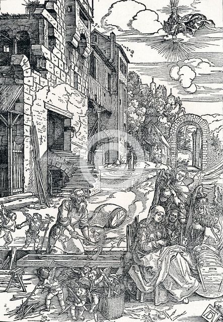 'The Holy Family in Egypt', c1501-1502, (1906). Artist: Albrecht Durer.