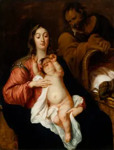 The Holy Family, late 1640s. Creator: Thomas Willeboirts