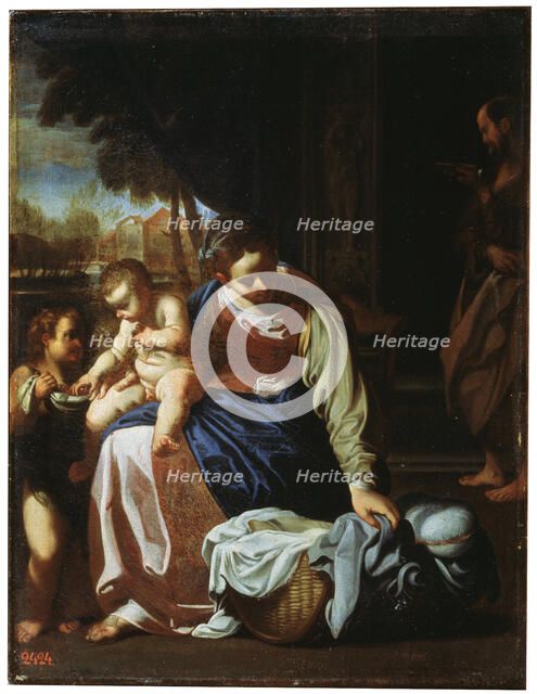 'The Holy Family', late 16th or early 17th century. Artist: Annibale Carracci