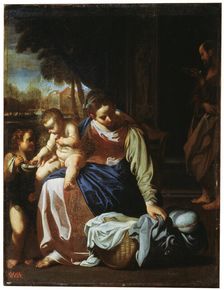 The Holy Family late 16th or early 17th century. Artist: Annibale Carracci