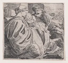 The Holy Family Resting, ca. 1615. Creator: Willem Pietersz. Buytewech