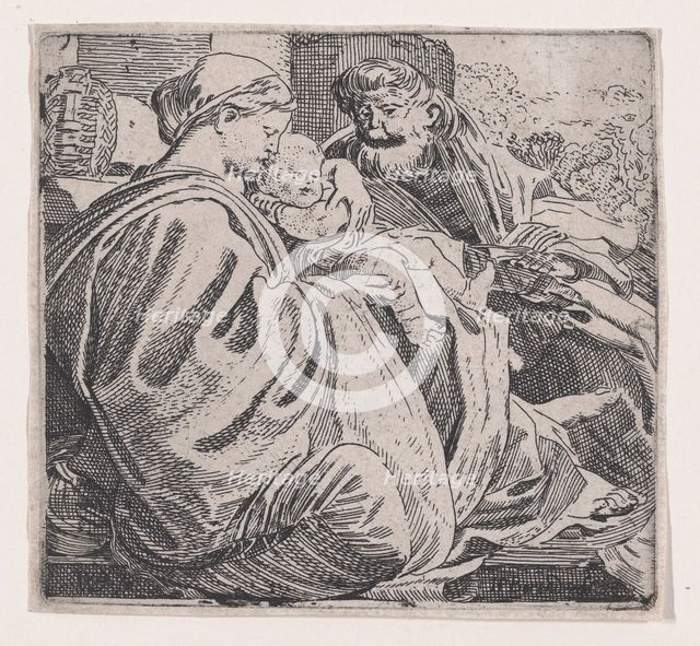 The Holy Family Resting, ca. 1615. Creator: Willem Pietersz. Buytewech.