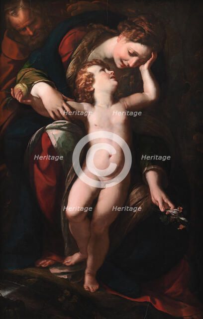 The Holy Family. The Rest on the Flight into Egypt, 1613-1615. Creator: Giulio Cesare Procaccini.