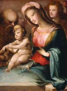 The Holy Family with Angels, c. 1545/1550. Creator: Domenico Beccafumi
