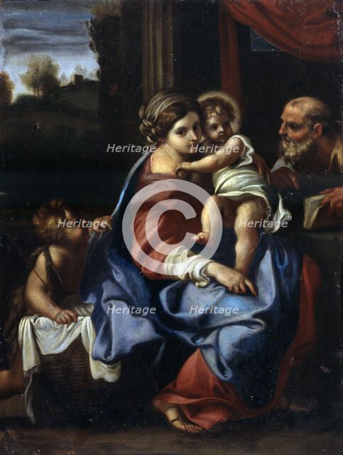 'The Holy Family with John the Baptist as a Boy', late 16th or early 17th century.  Artist: Annibale Carracci