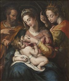 The Holy Family with Saint Catherine