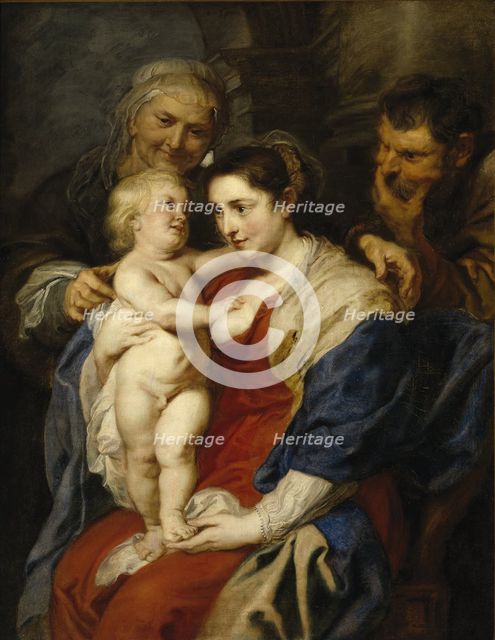 The Holy Family with Saint Anne, 1626-1630. Artist: Rubens, Pieter Paul (1577-1640)