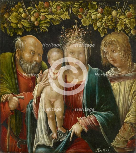 The Holy Family with Saint Agapitus, 1515. Artist: Altdorfer, Albrecht (c. 1480-1538)