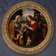 The Holy Family with Saint Elizabeth and the Infant Saint John the Baptist, c1525-1530. Creator: Sodoma