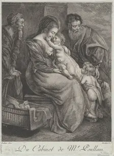 The Holy Family with Saint Elizabeth and Saint John the Baptist, ca. 1780. Creator: François-R.-F. Brichet