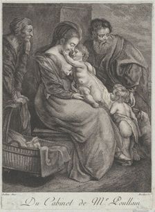 The Holy Family with Saint Elizabeth and Saint John the Baptist, ca. 1780. Creator: François-R.-F. Brichet