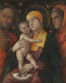 The Holy Family with Saint Mary Magdalen, ca. 1495-1500. Creator: Andrea Mantegna