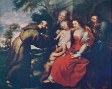 The Holy Family with Saints Francis and Anne and the Infant Saint John the Baptist c1630. (c1935) Artist: Peter Paul Rubens