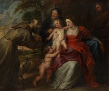 The Holy Family with Saints Francis and Anne and the Infant Saint John the Baptist, 1630s. Creator: Peter Paul Rubens