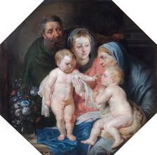 The Holy Family with St Elizabeth and St John 17th century