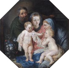 The Holy Family with St Elizabeth and St John 17th century