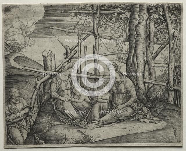 The Holy Family with St. Elizabeth. Creator: Jacopo de' Barbari (Italian, 1440/50-before 1515).