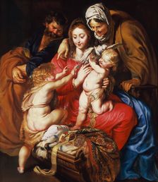The Holy Family with St. Elizabeth, St. John, and a Dove, c1609. Creator: Peter Paul Rubens