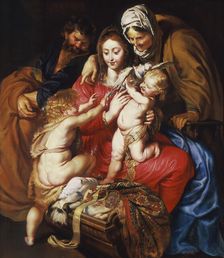 The Holy Family with St. Elizabeth, St. John, and a Dove, c1609. Creator: Peter Paul Rubens