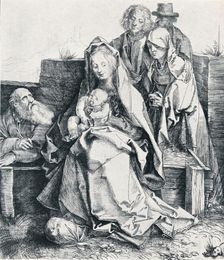 The Holy Family with St John, the Magdalene and Nicodemus 1512 (1906). Artist: Albrecht Durer