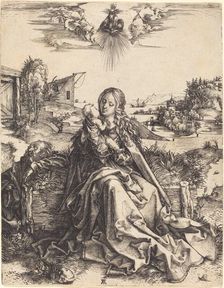 The Holy Family with the Mayfly, 1495/1496. Creator: Albrecht Durer