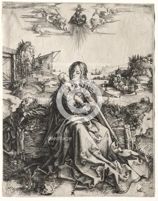 The Holy Family with the Butterfly. Creator: Albrecht Dürer (German, 1471-1528).