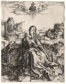 The Holy Family with the Butterfly. Creator: Albrecht Dürer (German, 1471-1528)