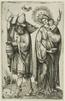 The Holy Family with the Dove of the Holy Ghost, n.d. Creator: Hieronymus Hopfer