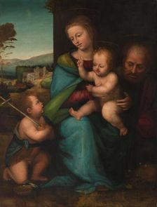 The Holy Family with the Infant John the Baptist, c.1505-c.1515. Creator: Circle of Fra Bartolommeo