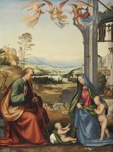 The Holy Family with the Infant Saint John the Baptist, 1506. Creator: Fra Bartolomeo