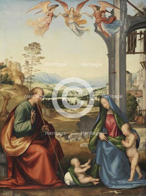 The Holy Family with the Infant Saint John the Baptist, 1506. Creator: Fra Bartolomeo.