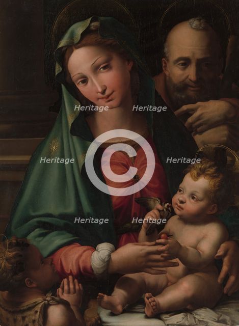 The Holy Family with the Infant Saint John the Baptist, ca. 1524-26. Creator: Perino del Vaga.