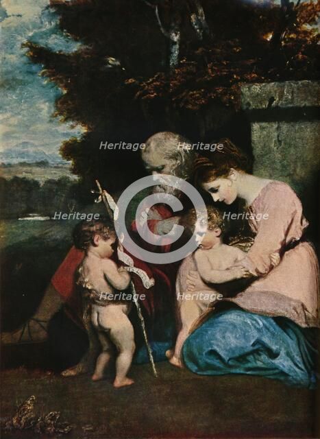 'The Holy Family with the Infant St John', 1788-9. Artist: Sir Joshua Reynolds.