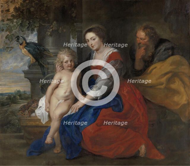 The Holy Family with the Parrot, 1614 - 1633. Creator: Peter Paul Rubens.