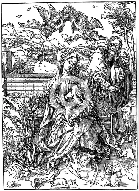 'The Holy Family with the Three Hares', 1497, (1936). Artist: Albrecht Dürer