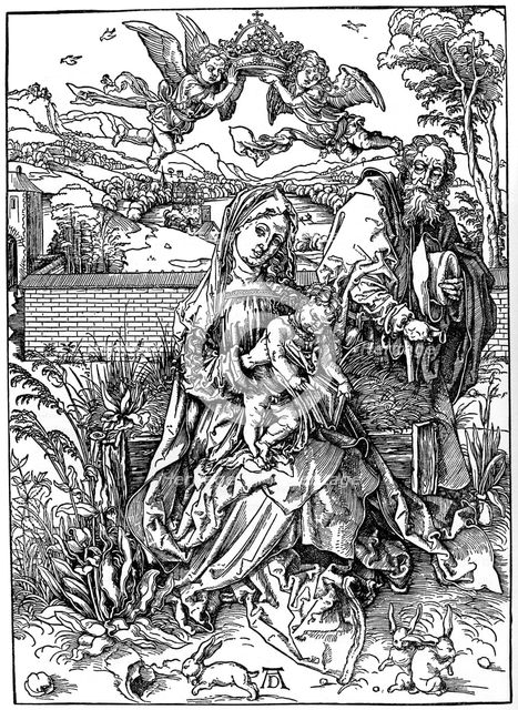 'The Holy Family with the Three Hares', 1497, (1936). Artist: Albrecht Dürer