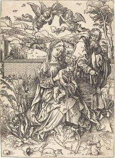 The Holy Family with the Three Hares, c. 1497/1498. Creator: Albrecht Durer