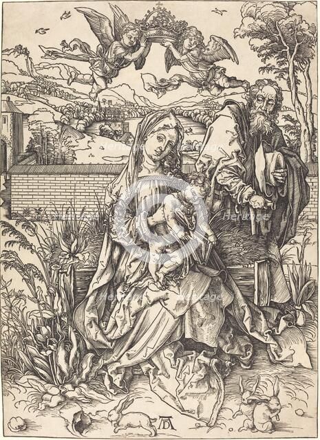 The Holy Family with the Three Hares, c. 1497/1498. Creator: Albrecht Durer.