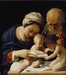The Holy Family with the young St John the Baptist, early 17th century. Artist: Bartolomeo Schedoni