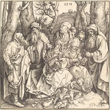 The Holy Family with Two Music-Making Angels, 1511. Creator: Albrecht Durer