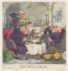 The Holy Friar, May 6, 1807., May 6, 1807. Creator: Thomas Rowlandson