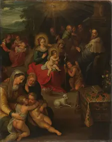 The Holy Kinship, 1616. Creator: Frans Francken II