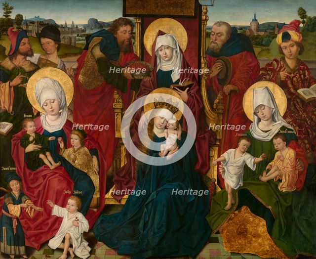 The Holy Kinship, Between 1470 and 1515. Creator: Derick Baegert.