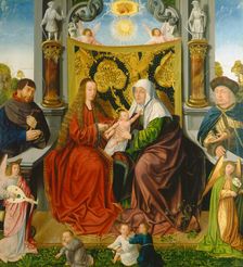 The Holy Kinship, c1520. Creator: Master of the Holy Blood